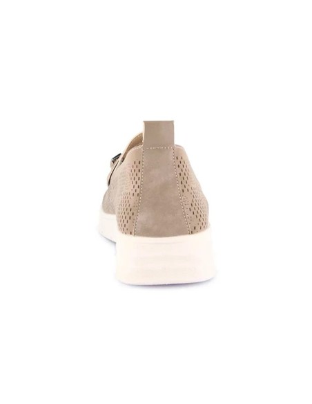 Grunland Sivi mocassino laserato super leggero